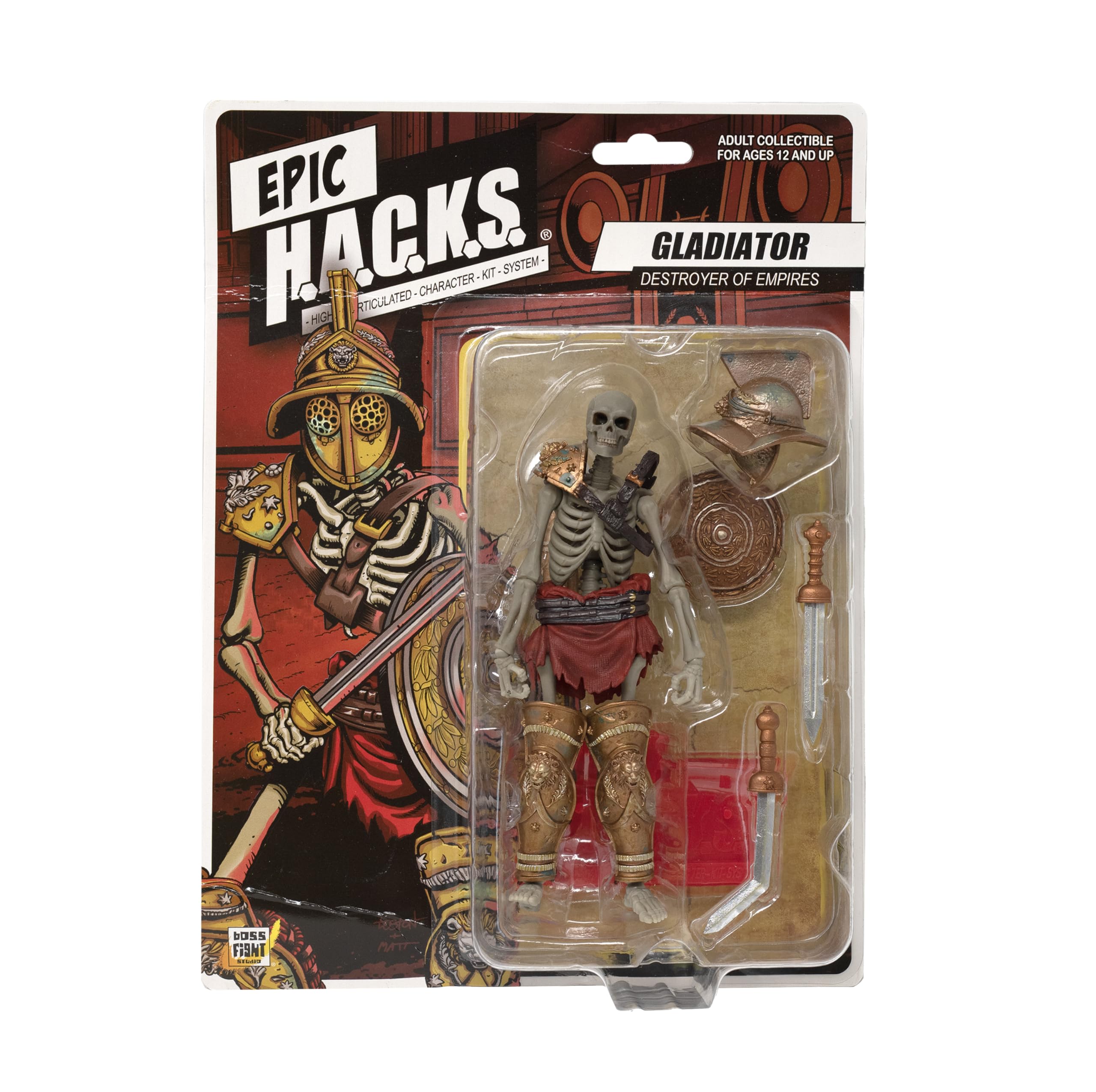 Amazon.com: Boss Fight Studio Epic H.A.C.K.S. Gladiator Skeleton