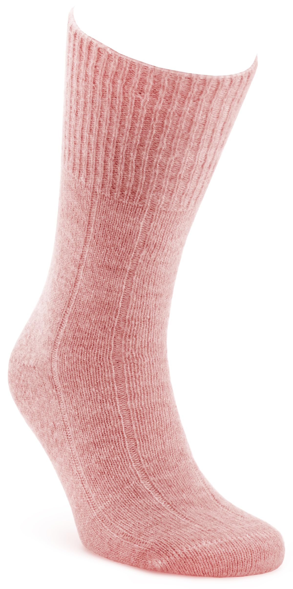 Cosyfeet Unisex Blush Super‑Soft Seam-Free Bed Socks - M