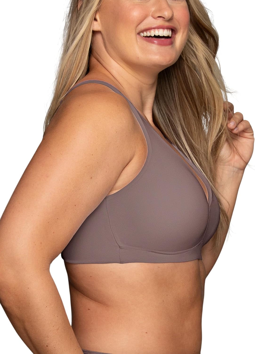 Vanity Fair Womens Beauty Back Smoothing Wireless Bra with Lift, Simple Sizing Available S-3xl - Image 2