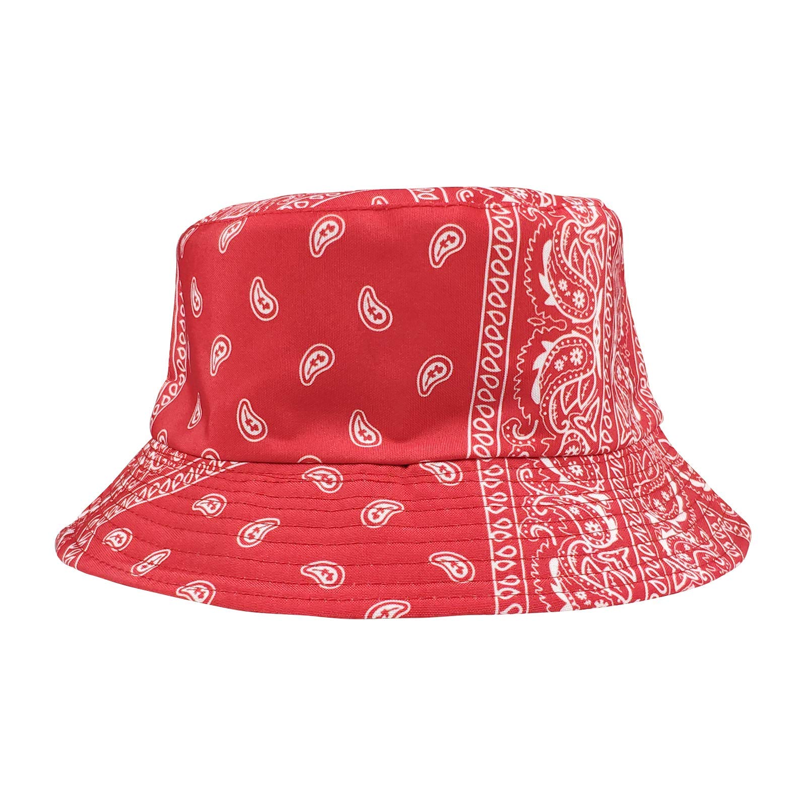 BLUBLUWomen's Summer Bucket Hat Outdoor Sun UV Protection Casual Fishing Cap