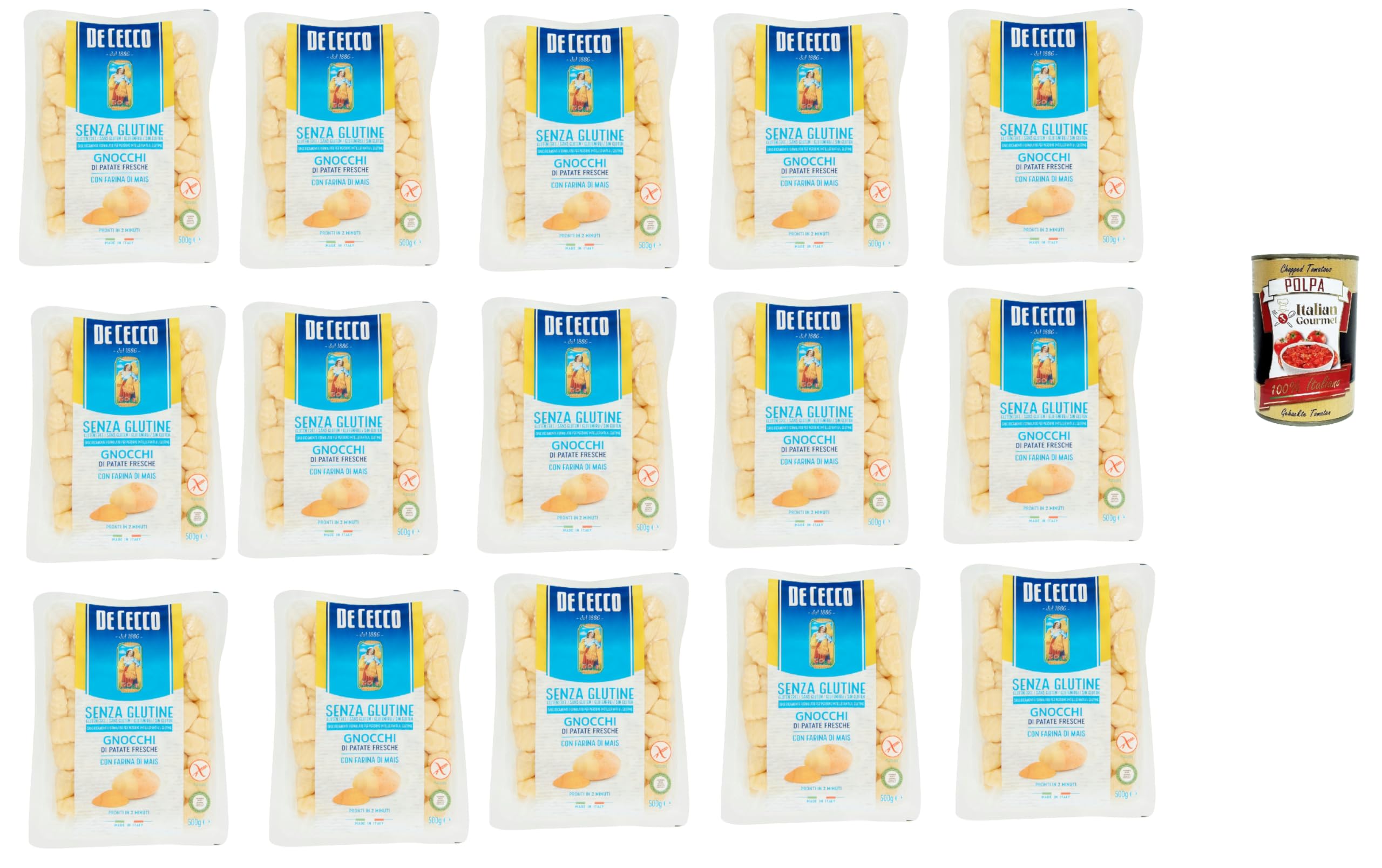 Italian Gourmet Gnocchi di patate glutenfreie Kartoffelnocken 15 x 400g
