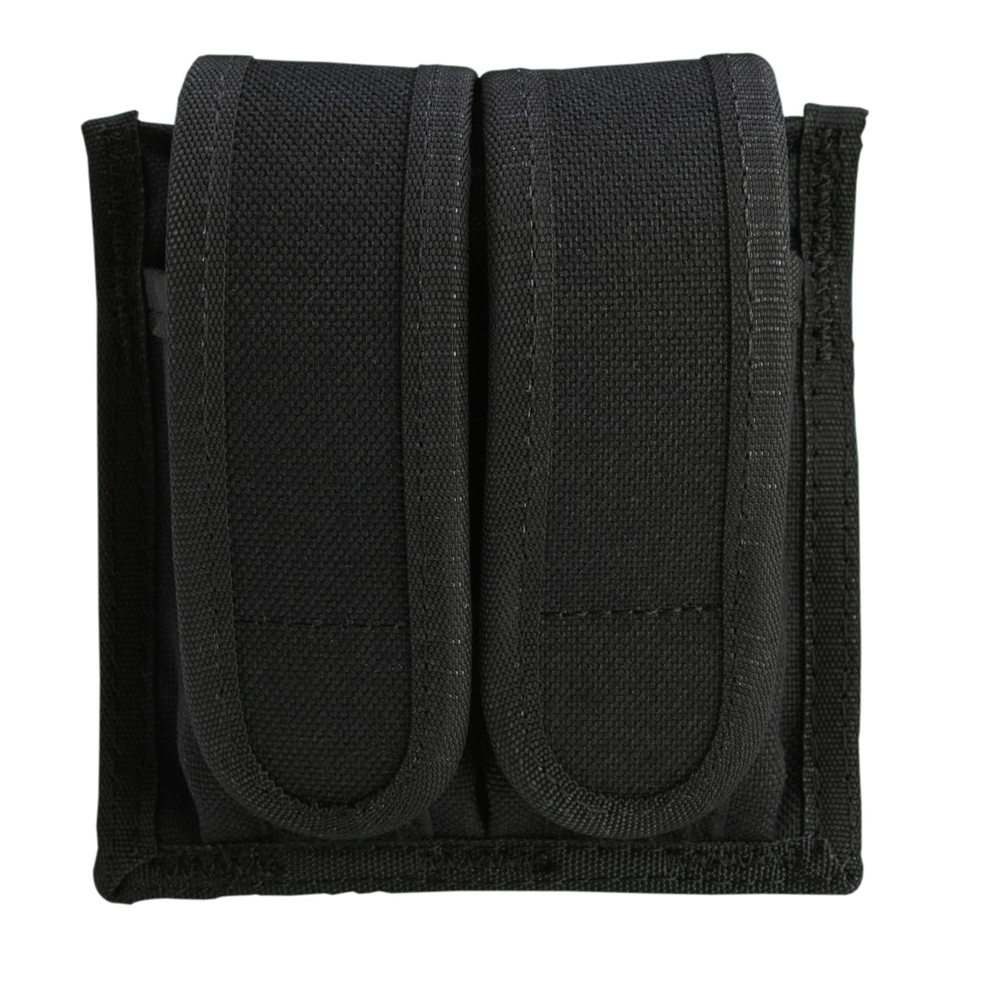 Uncle Mike's Universal Double Mag Case Universal Pistol Mag Case Kodra Black Double Hook & Loop, Card 88291