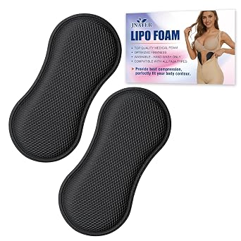 Lipo Foam Side Pads - 2 Pack Non-Slip Lipo Board for Waist Side Compression Support, Lipo Foam Lateral Protectors for Post Surgery Recovery