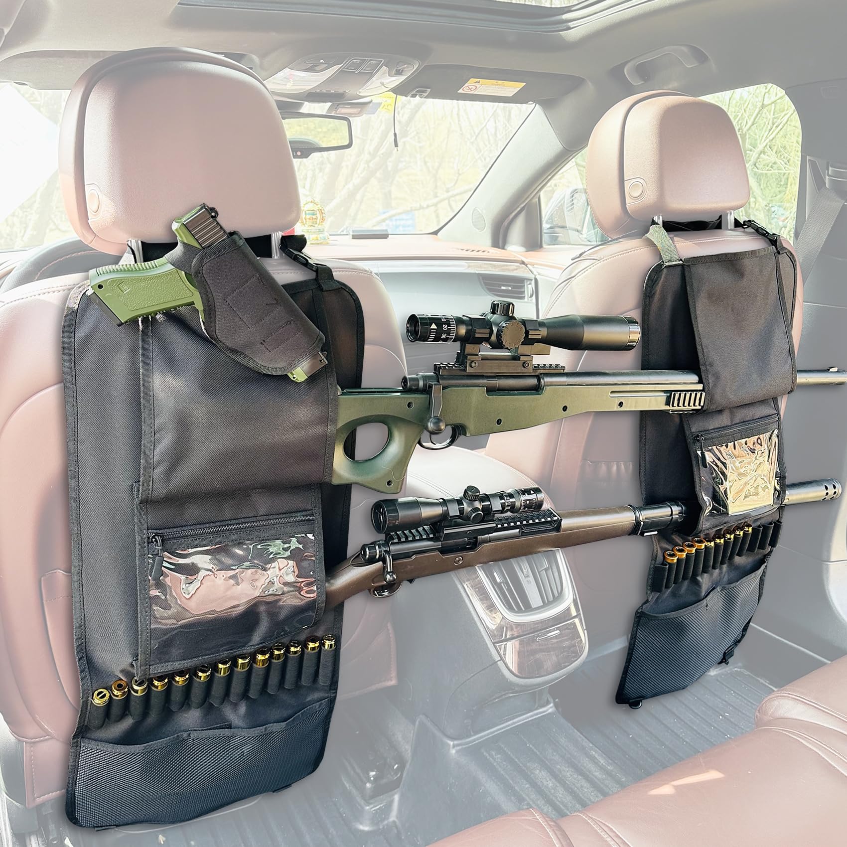 Amazon.com: 2 PCS automotive Gun Racks Gun Sling Bag Gun Seat Organizer ...