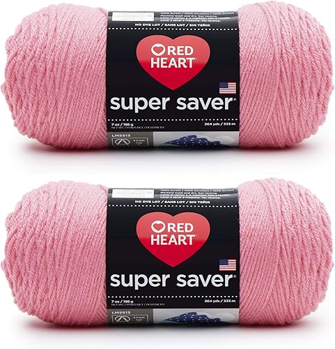 Compra a granel Red Heart Super Saver - Paquete económico de 2 madejas de estambre