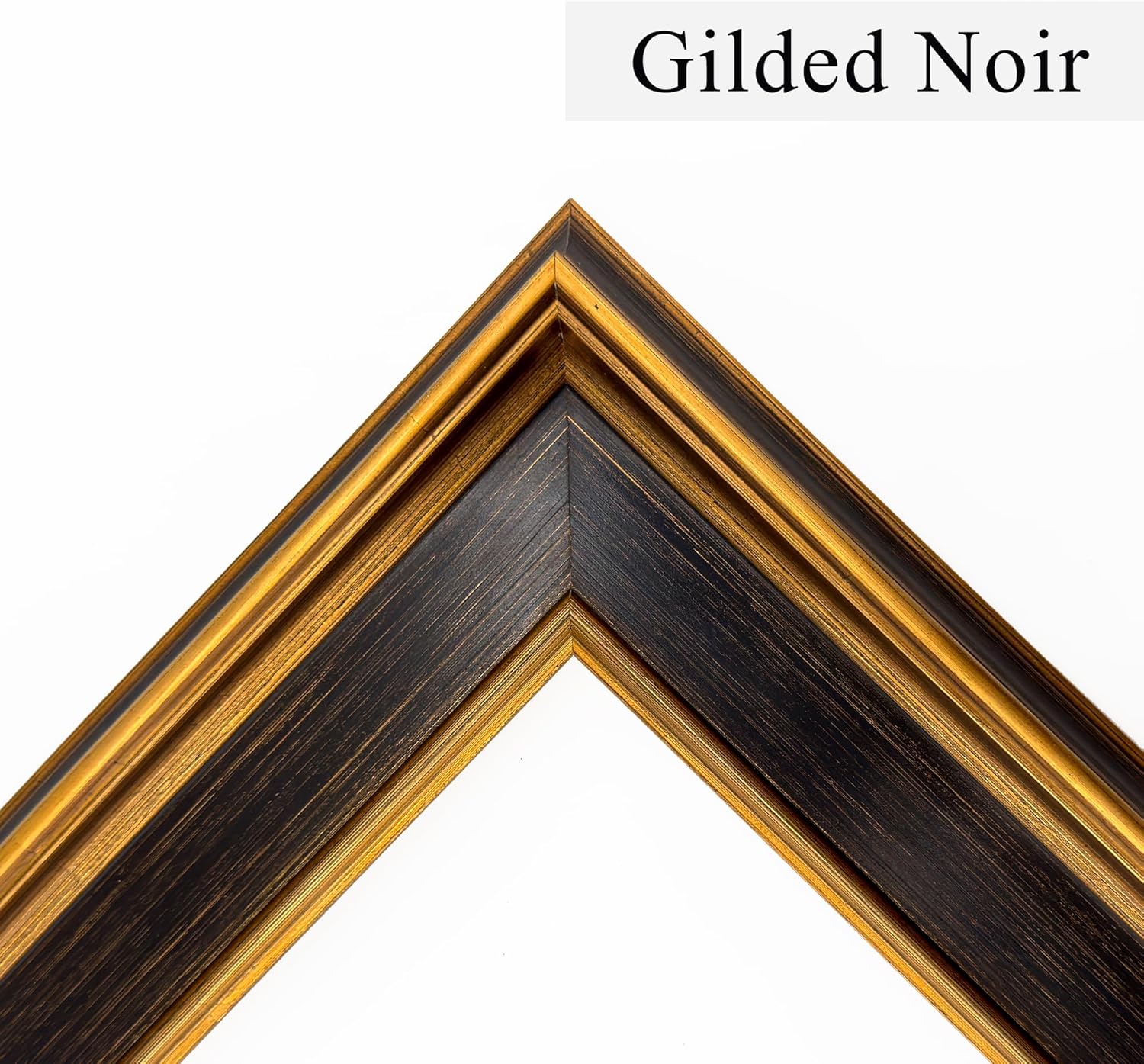 Black TV frame 43" (Gilded Noir, 43-LS03) - Compatible ONLY with Samsung The Frame TV and Pro TVs (Fits 2021-2026, LS03A, LS03B,LS03C,LS03D,LS03FA,LS03FW)