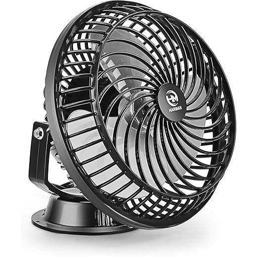 HM 9 inch Cabin Fan 225 MM Ultra High Speed 3 Blade Fan 3 in