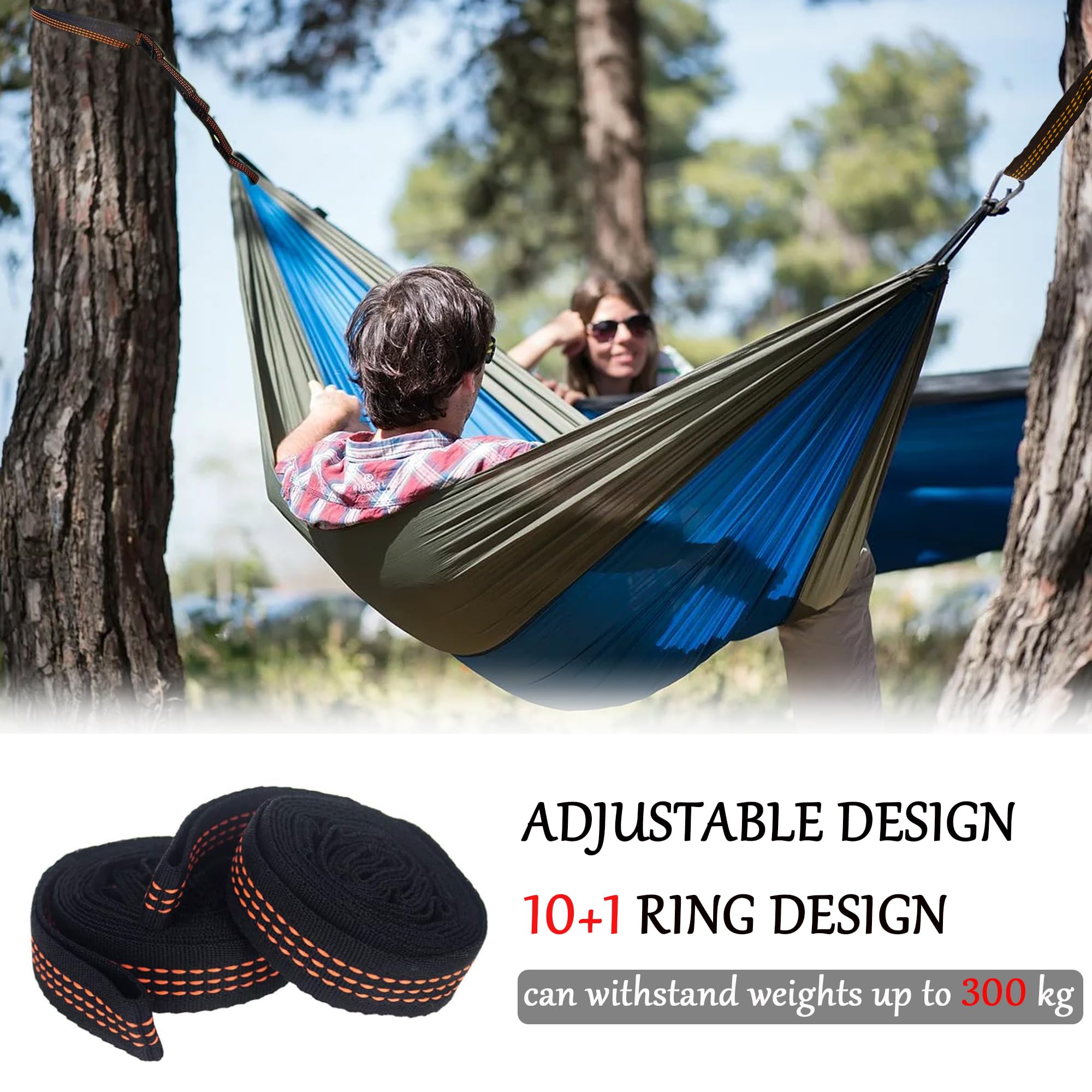 Amazon.de: 2 Stck Hngematte Befestigung, 3 m x 2,5 cm, Befestigung Seil  Fr Hngematte Mit 11 Schlaufen, Hngematten Aufhngung Mit 2 Schwarz  Hakenkarabinern fr Hngematte Hngesessel Schaukel Camping Outdoor