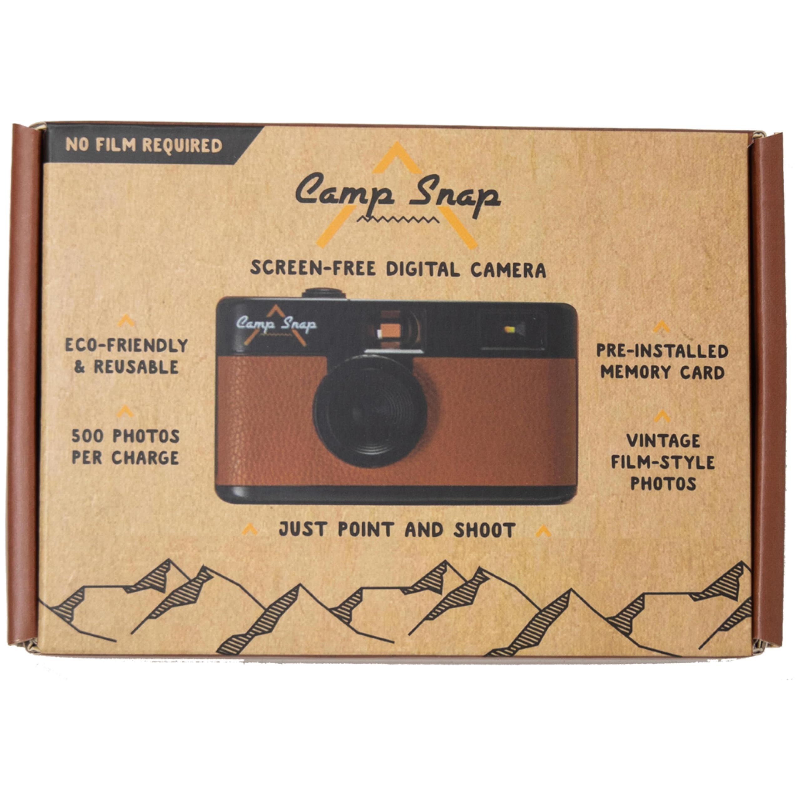 Buy Camp Snap Screen-Free Digital Point & Shoot Camera (Brown