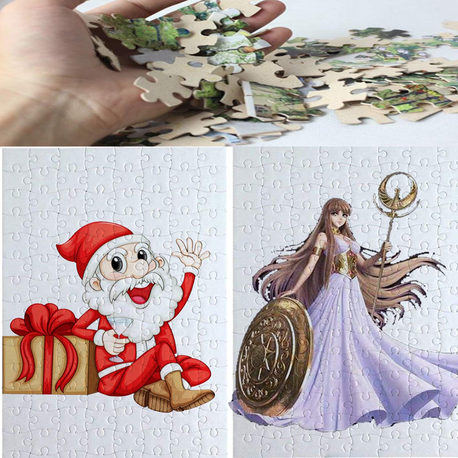 20 Sets A4 Jigsaw Puzzle Blank Sublimation with 120 Pieces DIY Heat Press Transfer Crafts A4 Thermal Transfer Puzzle Wholesale DIY Thermal Transfer Pearl Puzzle Blank Puzzle Thermal Transfer Supplies