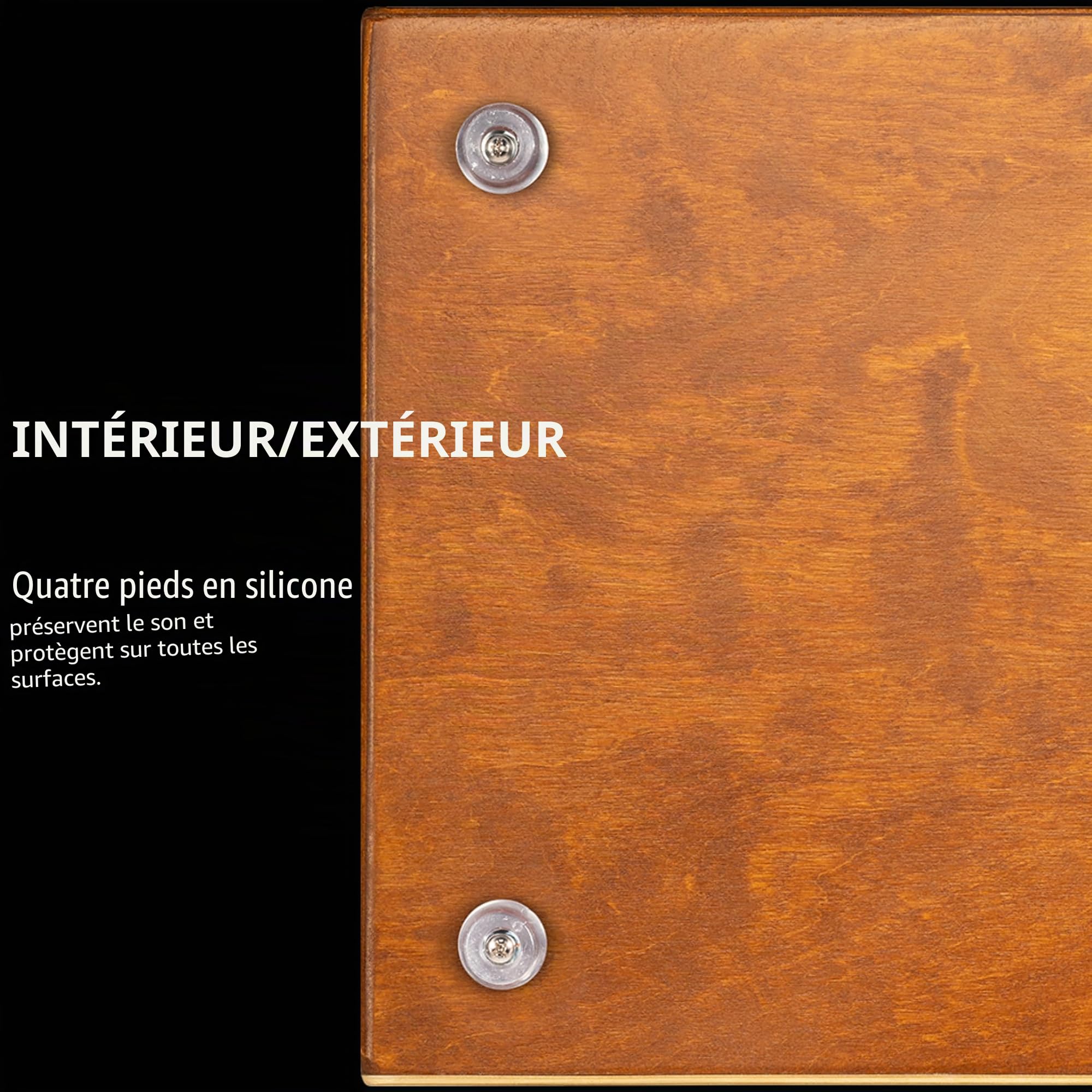 Meinl Percussion Snarecraft Cajon Instrument – Grand Cajon avec 2 Cordes pour le timbre – Bouleau, Naturel (SC100AB-B)