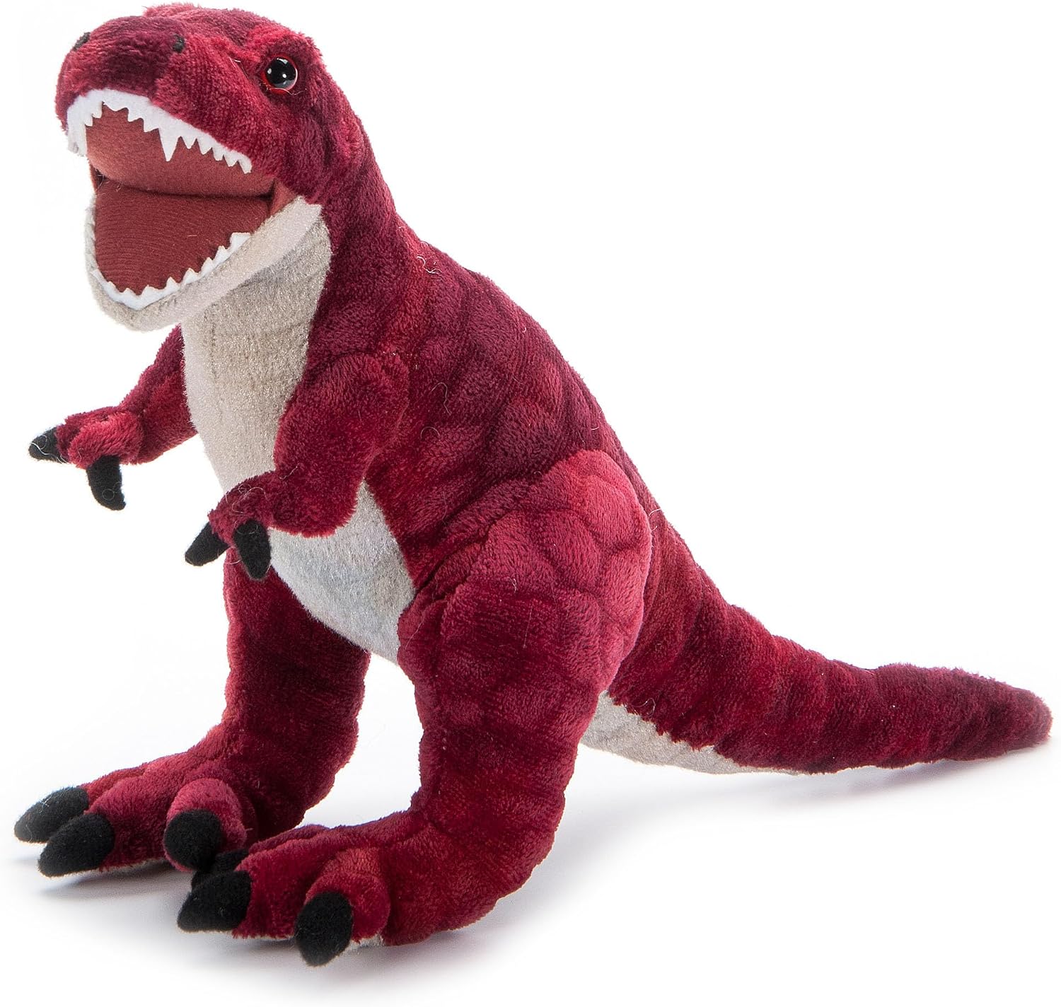 The Petting Zoo T-Rex Dinosaur Stuffed Animal Plushie, Gift for Kids, Dinosaur Animals, Red T-Rex Dinosaur Plush Toy 20 inches