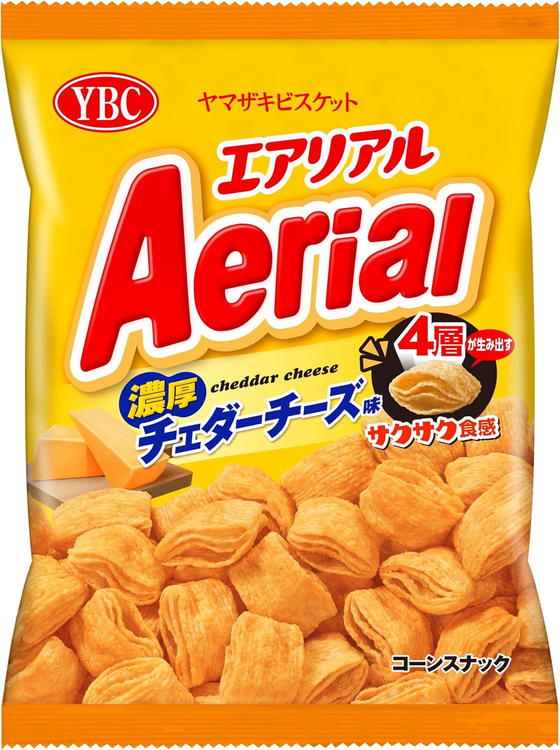ヤマザキビスケット エアリアル濃厚チェダーチーズ味 65g