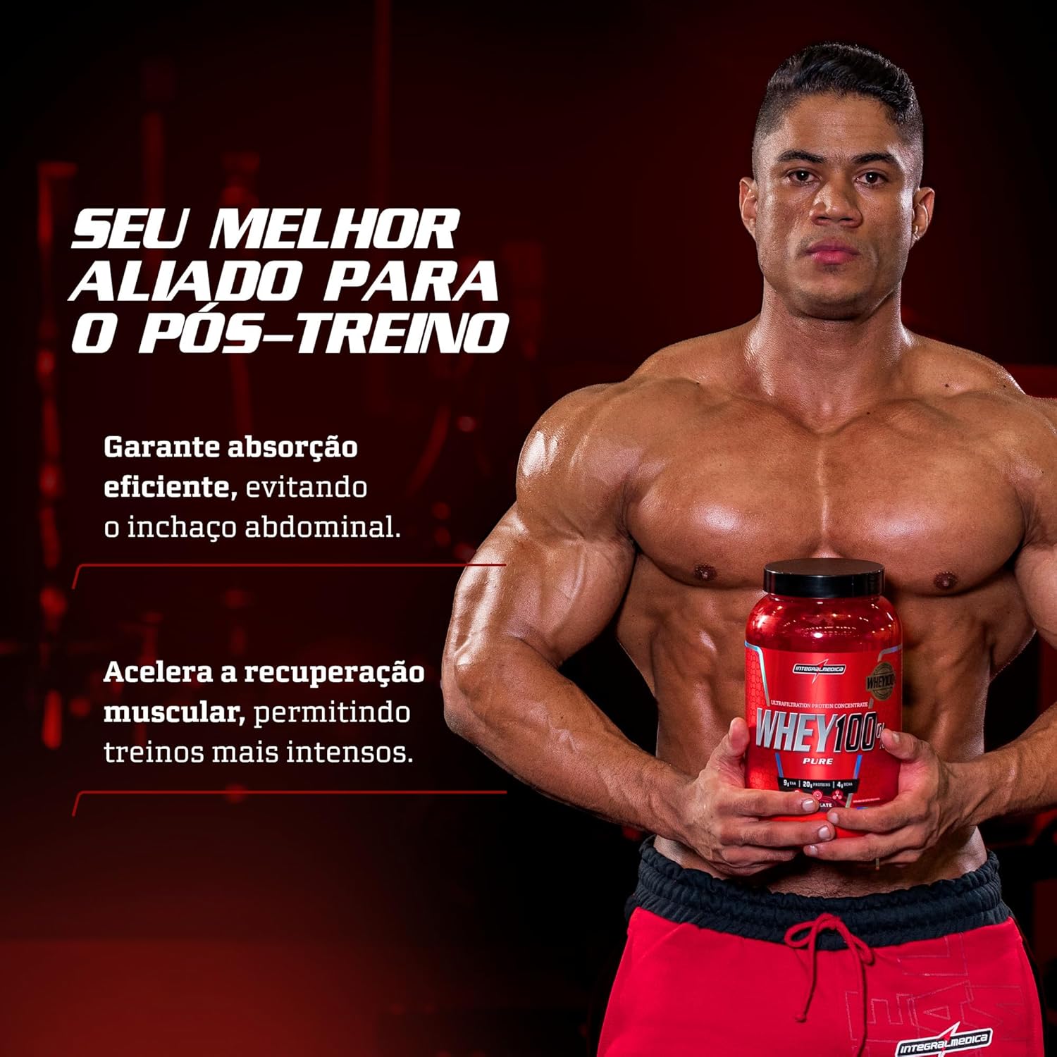 Integralmedica – Whey Protein Concentrado Morango 100% Pure – 21g de Proteína por Scoop, Suplementação Alimentar Pós-Treino, Fórmula Enriquecida com BCAAs – Pote 900g em promoção! Veja a oferta e mais achadinhos de Vitaminas & Suplementos 5 Hoje é o melhor dia para comprar Integralmedica – Whey Protein Concentrado Morango 100% Pure – 21g de Proteína por Scoop, Suplementação Alimentar Pós-Treino, Fórmula Enriquecida com BCAAs – Pote 900g com aquele preço maroto! Promoção! Aproveite a oferta! 5