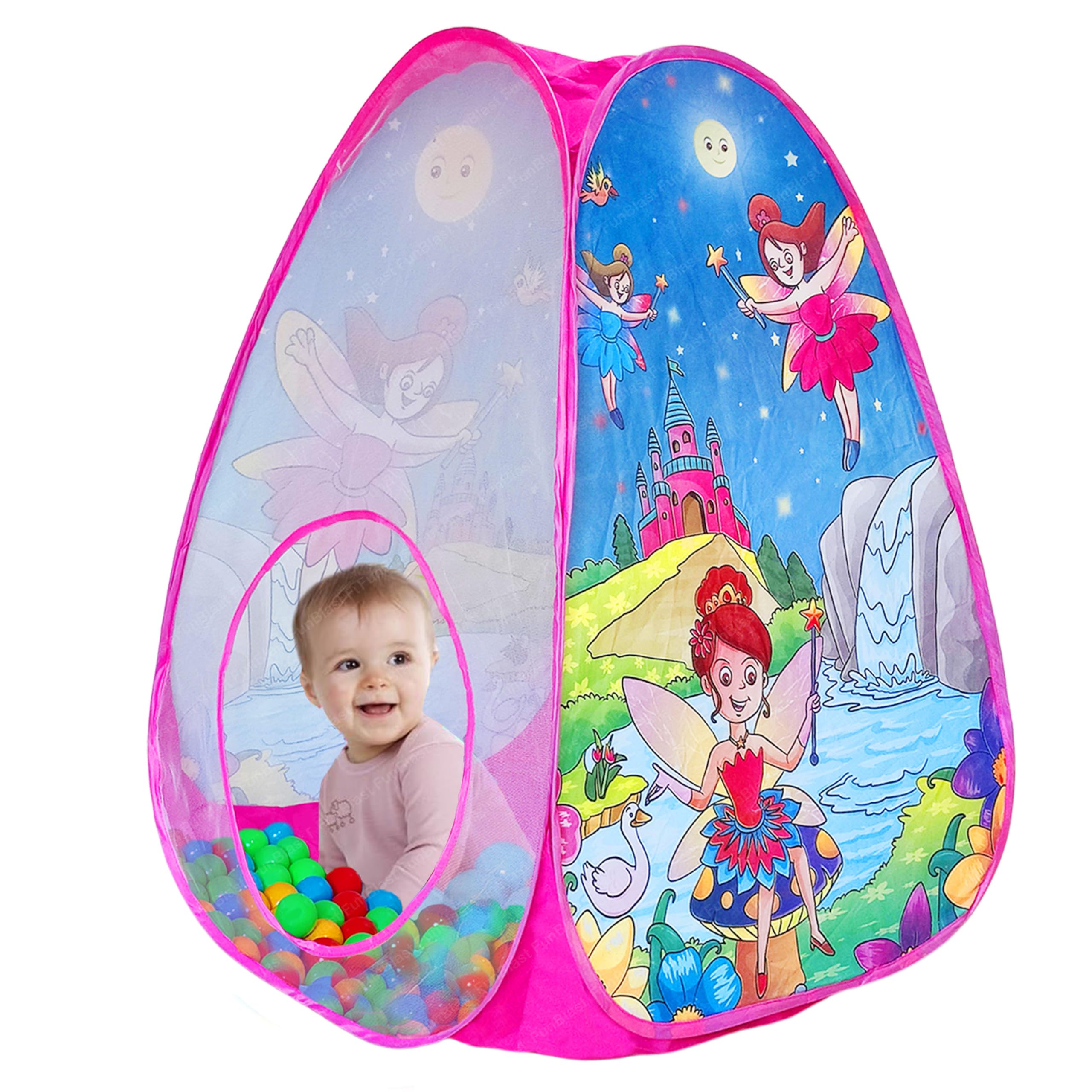 FunBlast Magic Ball Pool for Kids with 20 Colorful Balls - Foldable Kids Igloo Pop up Play theme theme tent house, Indoor and Outdoor Activity Play House Tent for Kids (Multicolor) (B09LLSW88M) Amazon Price History, Amazon Price Tracker
