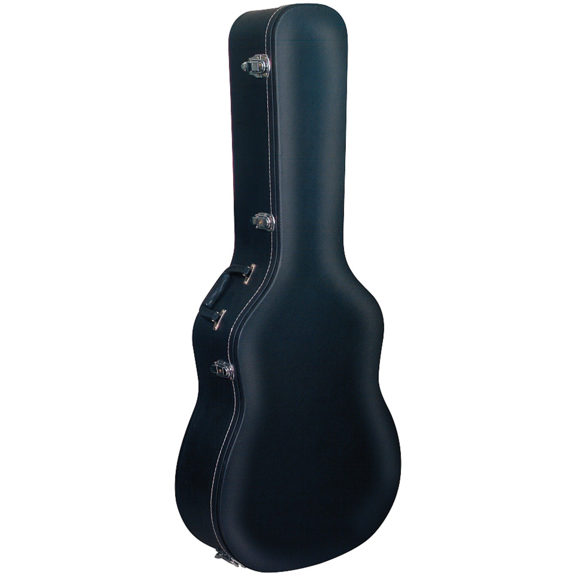 RC 10619 BCT/SB Case Standard sagomato per Chitarra acustica, Top Curved, Black Tolex