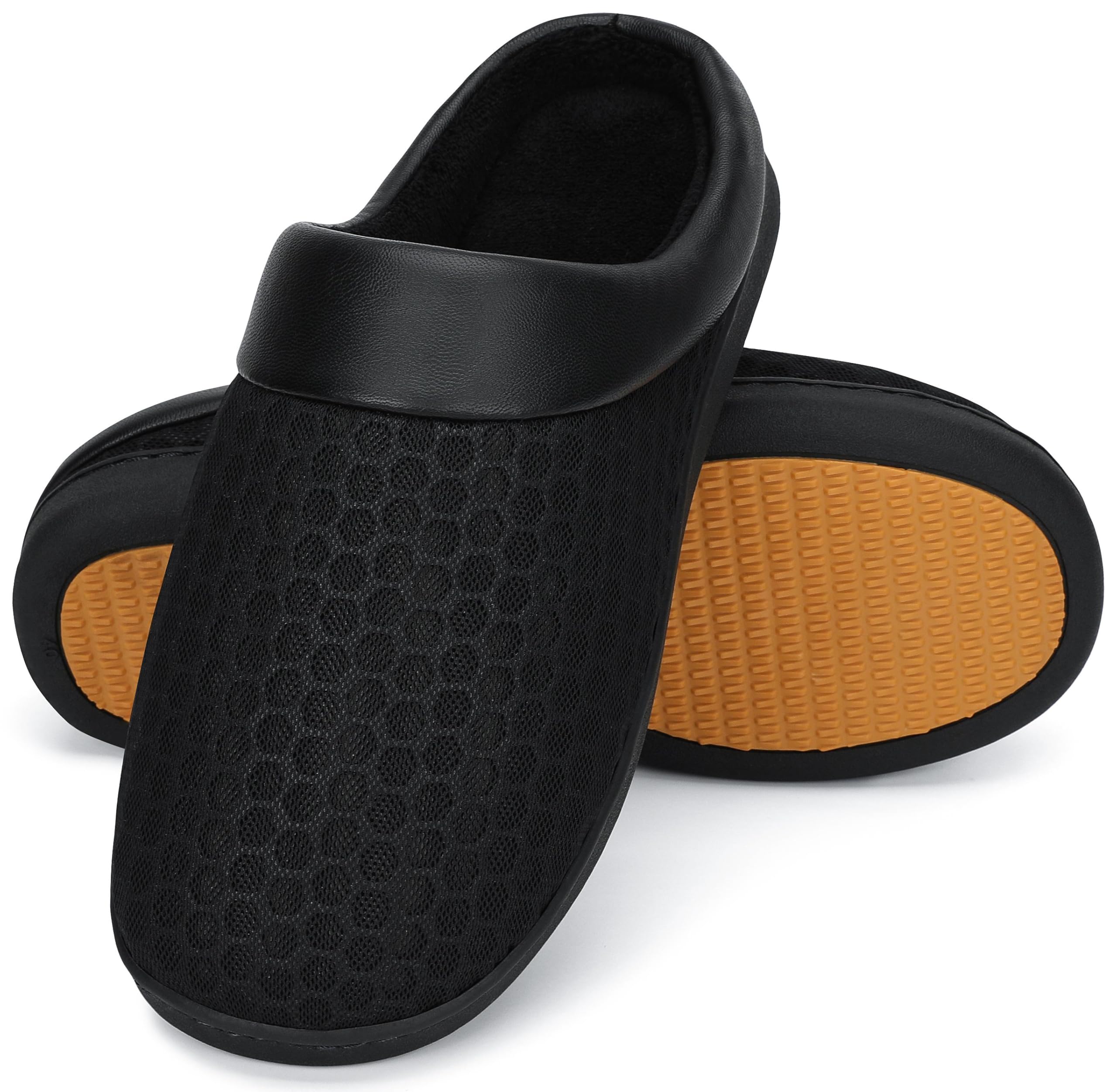 Mishansha Pantofole Casa Uomo Donna Schiuma di Memoria Caldo Inverno Ciabatte, Gr.36-49