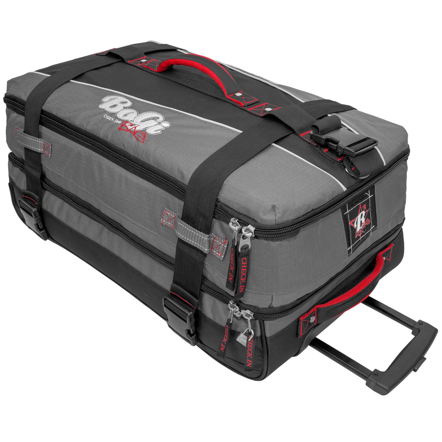 Durchläufer Koffer, 71 cm, 85 L, Grau/Schwarz
