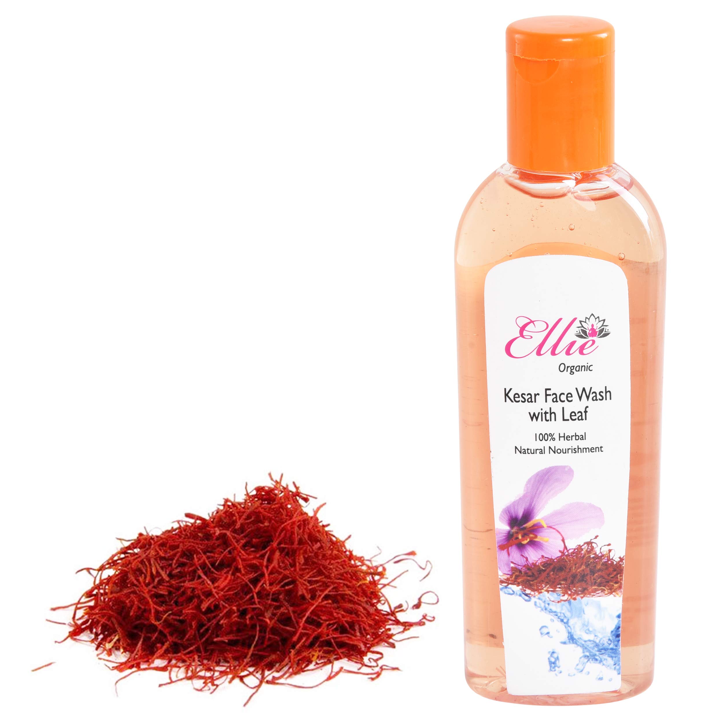 Ellie Organic Fairness Kesar with Aloe Vera Face Wash, 100ml (PACK OF 1)