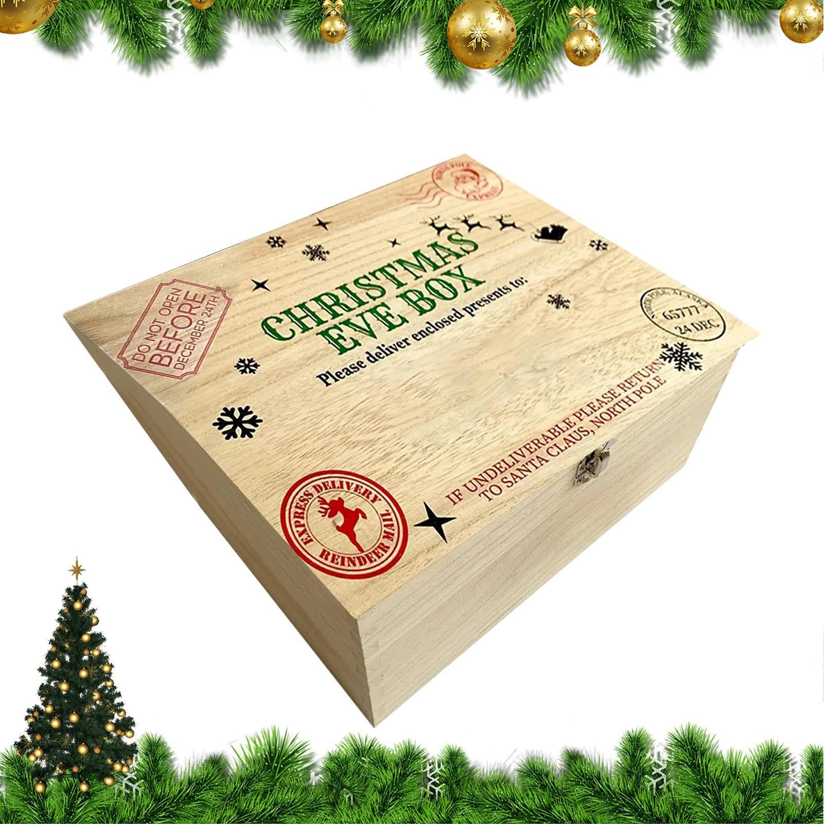 Amazon.co.jp: クリスマスプレゼントボックス - クリスマスクレート木