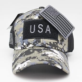 Pit Bull U.S. Flag Patch Baseball Cap Hat