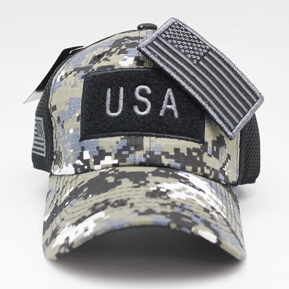 Pit Bull U.S. Flag Patch Baseball Cap Hat