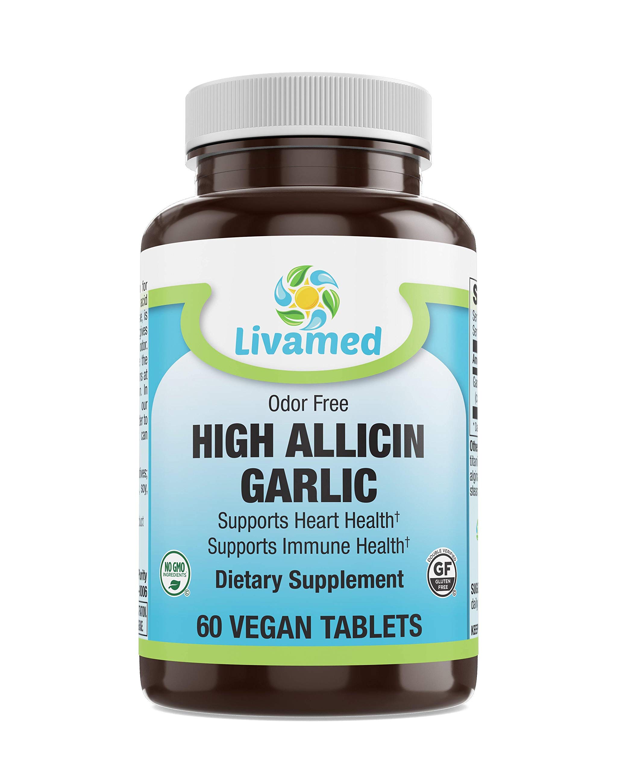 Buy High Allicin Garlic Supplement Antioxidant Rich, Supports Immune