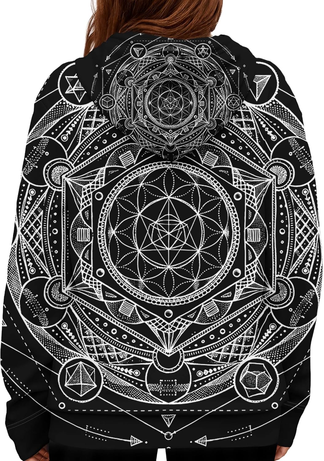 PAGYMO Graphic Hoodies for Women Cute Print Funny Designed Trendy Cool Colorful Novelty Fashion Pullover Hooded Sweatshirt - Image 2