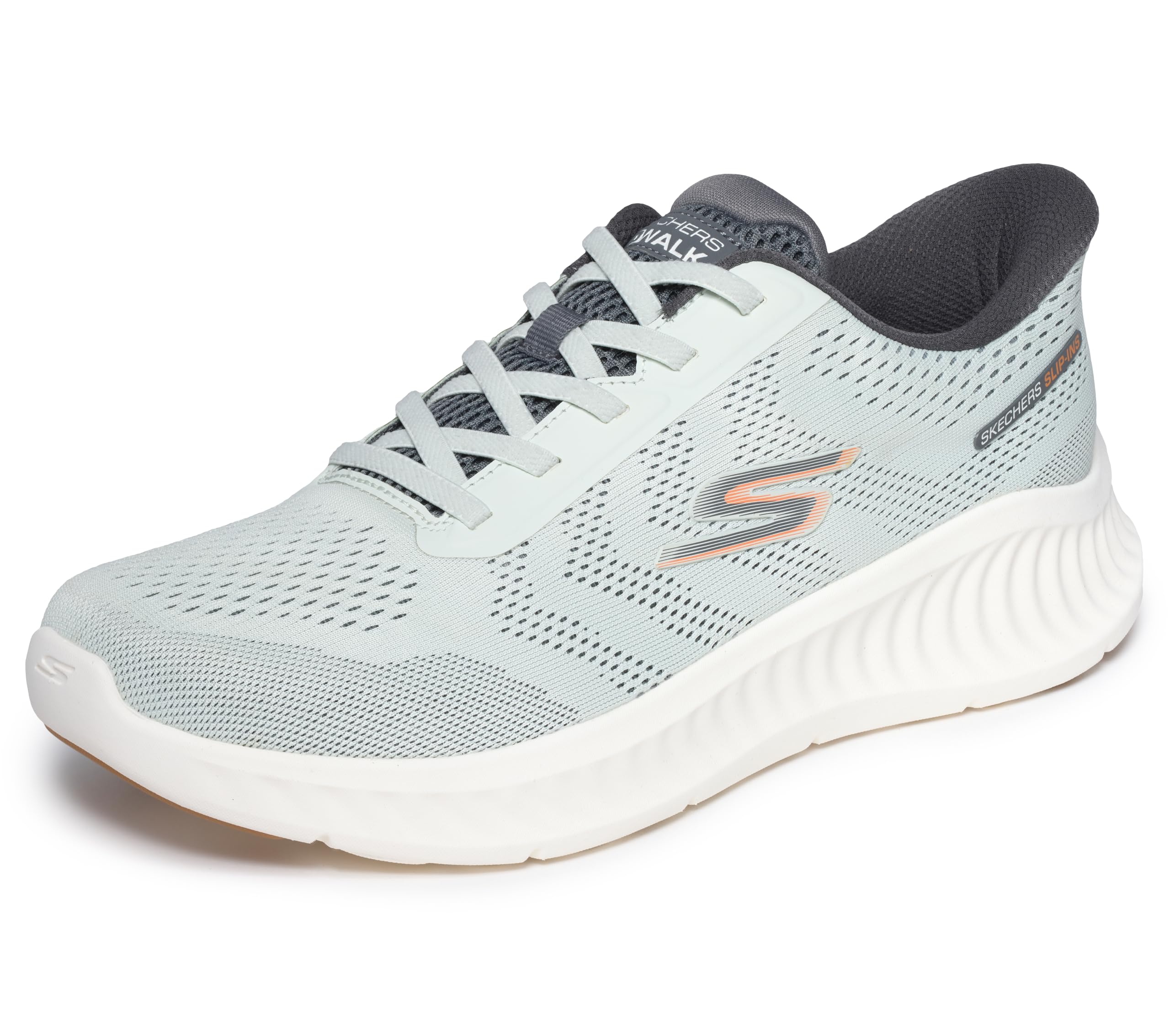 Skechers Men's Sage Slip-Ins: Go Walk Now - Payton Sneaker In Size 8.5 | Textile/Synthetic, Vegan, Machine Washable