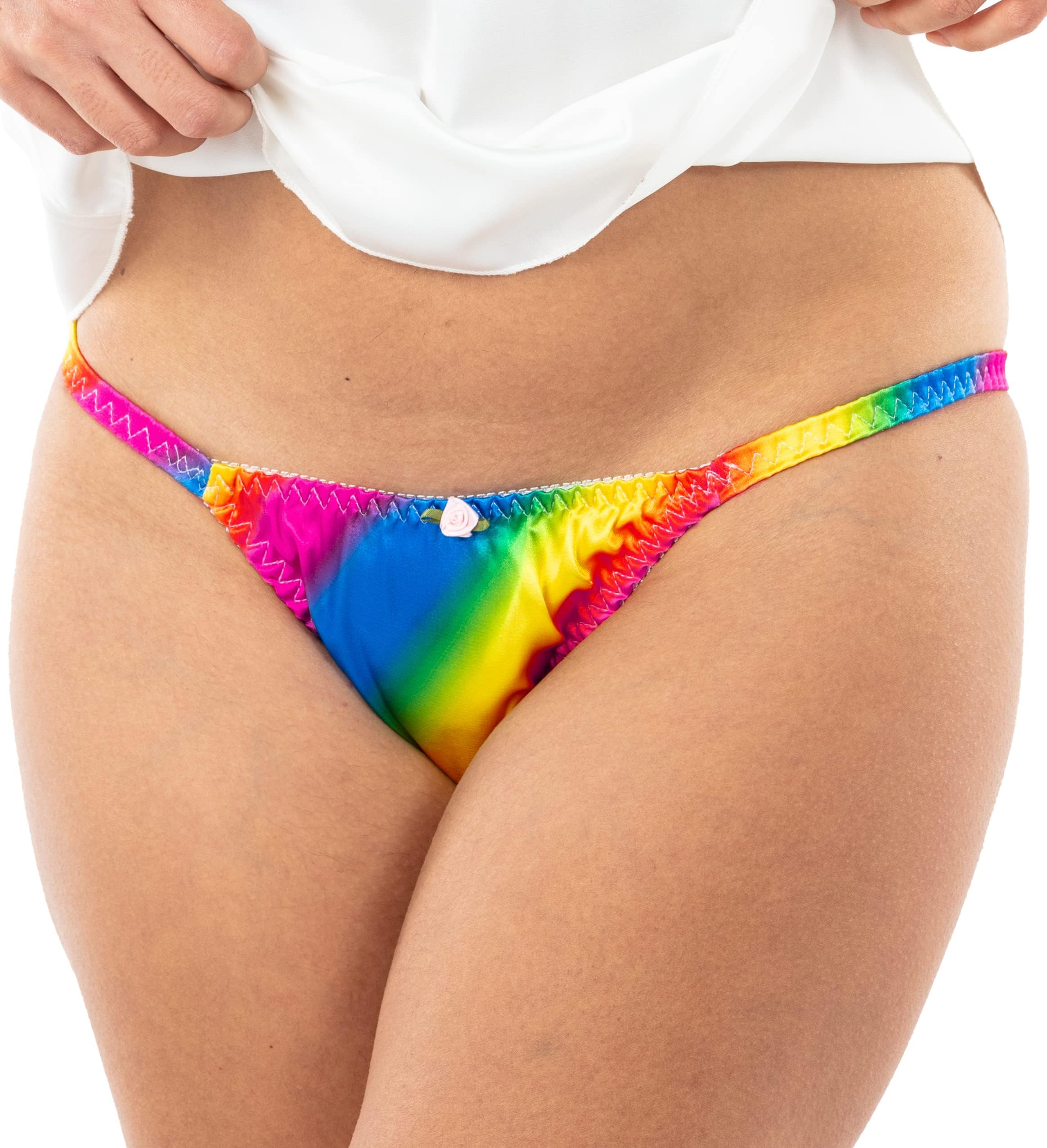 Women's Tanga Bikini Briefs Satin Panties