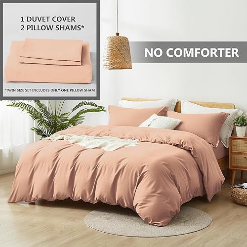 Miniatura 2 de ALAZURIA - Juego de funda de edredón de 3 piezas 100% microfibra prelavada, ultra suave, transpirable, hipoalergénica con cierre de cremallera (1