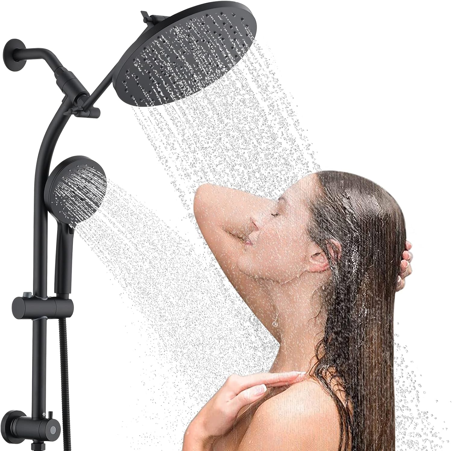 CERYPSA Showerheads & Handheld Showers System, 10 Inch Rainfall Shower