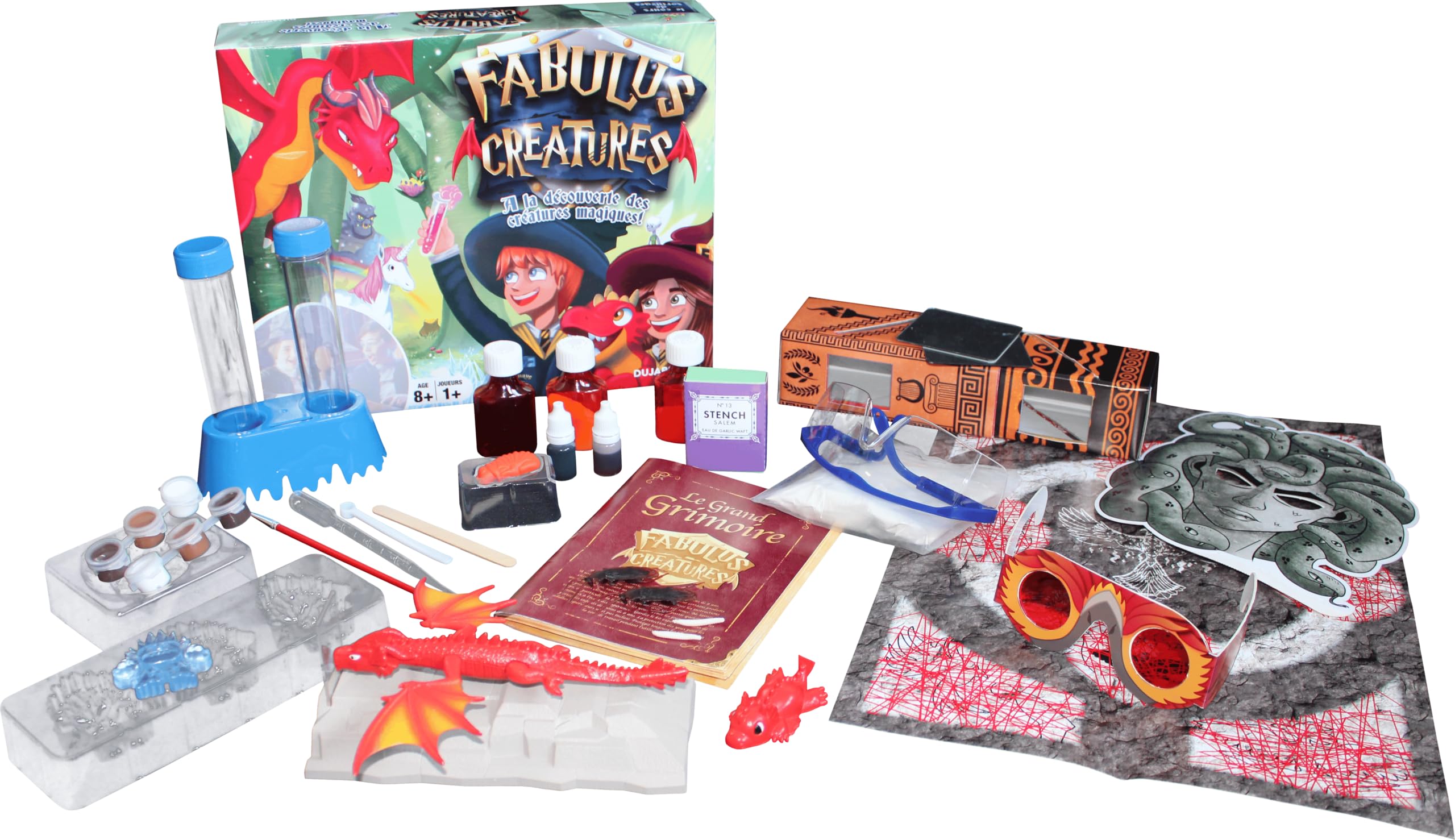 Jeu Scientifique Fabulus Creatures - Coffret Magie Et Expériences Pour Enfants 8+ - 20 Activités Sur Les Créatures Fantastiques