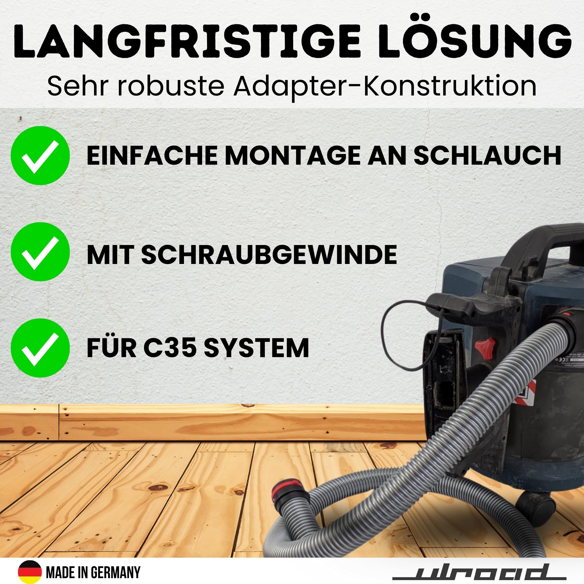 Adapter für Bosch GCM 8 SDE / Bosch Click&Clean / C35 / Festool