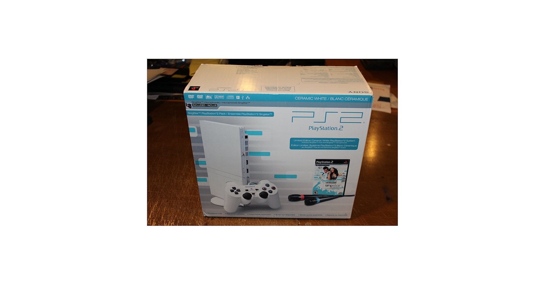 Amazon.com: PlayStation 2 SingStar Bundle - Ceramic White