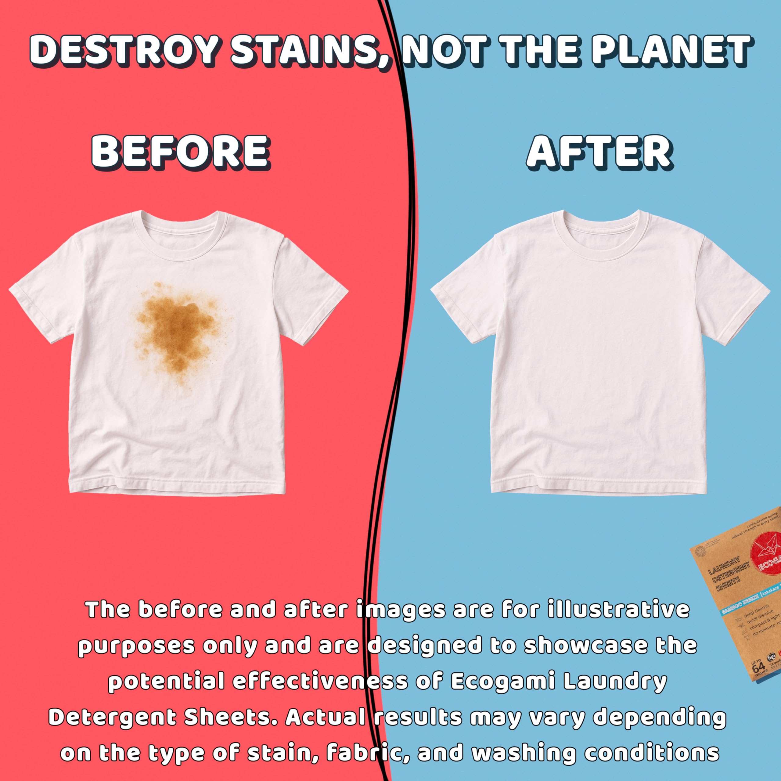 Hojas de detergente para ropa – 32 hojas (hasta 64 cargas), disponibles sin fragancia o aroma, sin plástico, biodegradables, disolventes para pieles sensibles (floral)