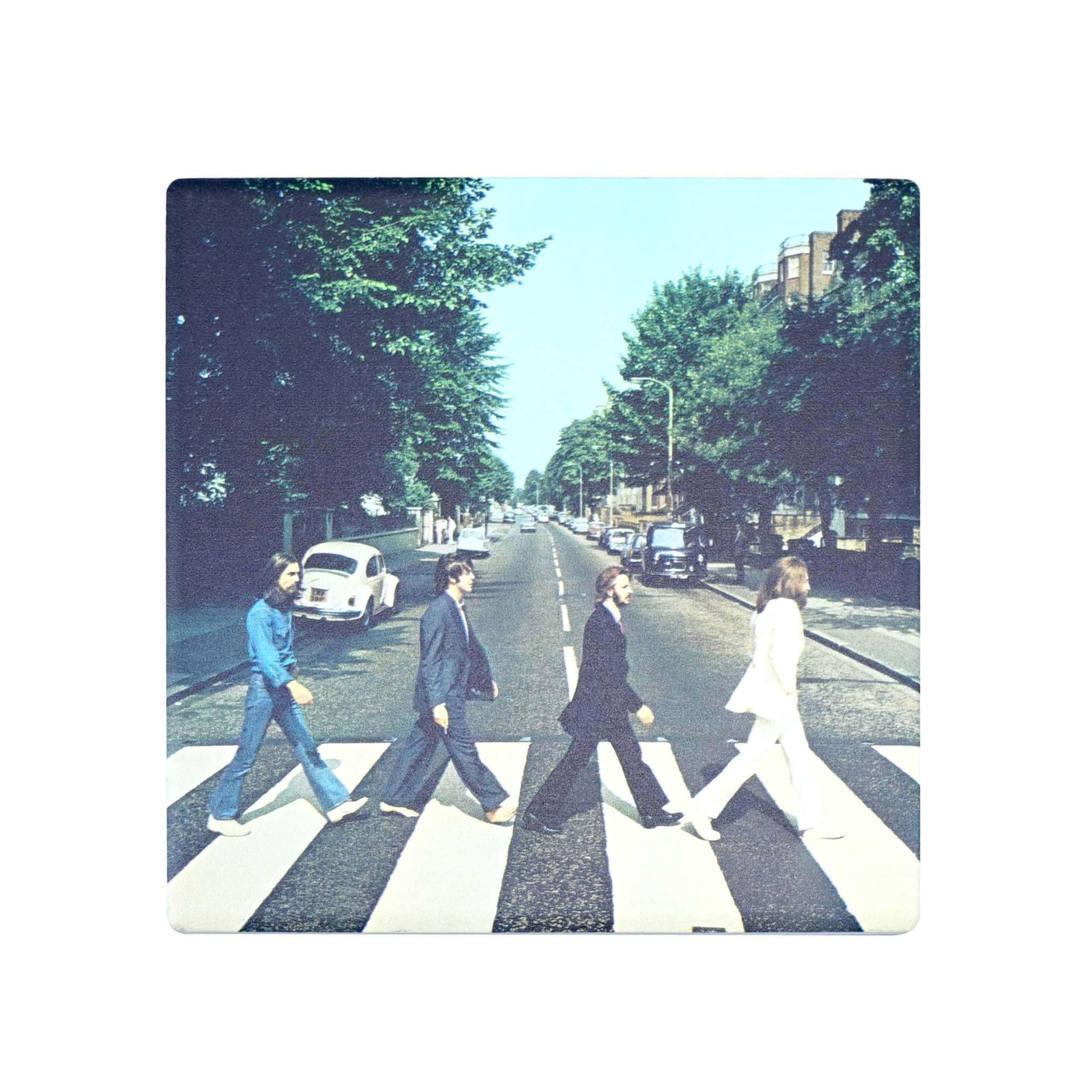 Half Moon Bay Men's Multicolor | The Beatles Abbey Road Coaster | Ceramic Coasters & Beer Mats | Beatles Coasters For Man Cave | Rock Music Dad Gifts | Desk Coaster | Cool Room Decor