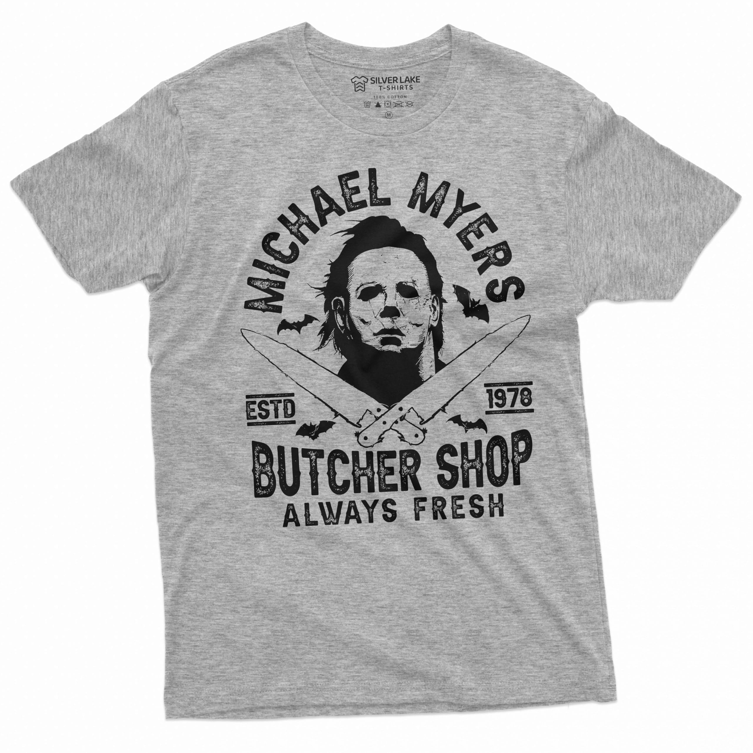 Michael Myers Halloween Shirt Horror Movie Shirt Butcher Shop Always Fresh Shirt Scary Halloween Tee