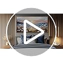 PHAOHUAXM Large Wall Decor For Living Room Canvas Wall Art For Office Bedroom AestheticBlue Ocean Landscape Painting Artwork Pictures Beach Posters Ready To Hang Home Decoration 30"x60" Wood Framed