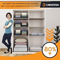 CRINSTON Ruhavákuum táskák 6 db-os szett, ruha és paplan tároláshoz, kézi pumpával 3
