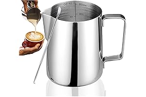 Stainless Steel Milk Frothing Pitcher: Your Barista-Quality Coffee At Home