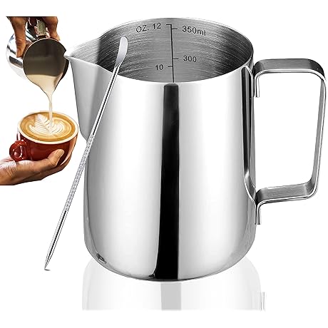 Stainless Steel Milk Frothing Pitcher: Your Barista-Quality Coffee At Home