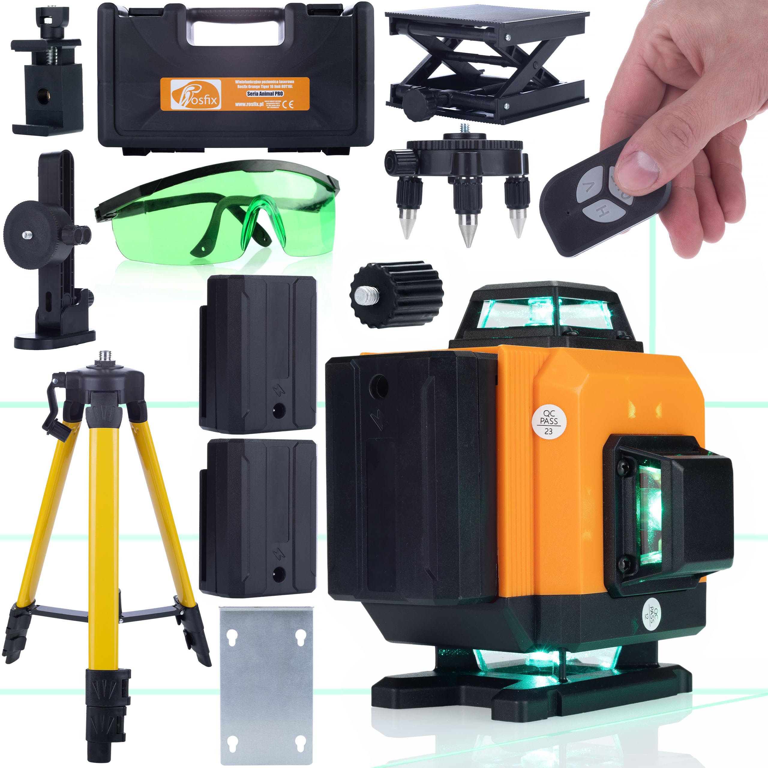 LASER KRZYŻOWY POZIOMICA 360 16L + STATYW OKULARY