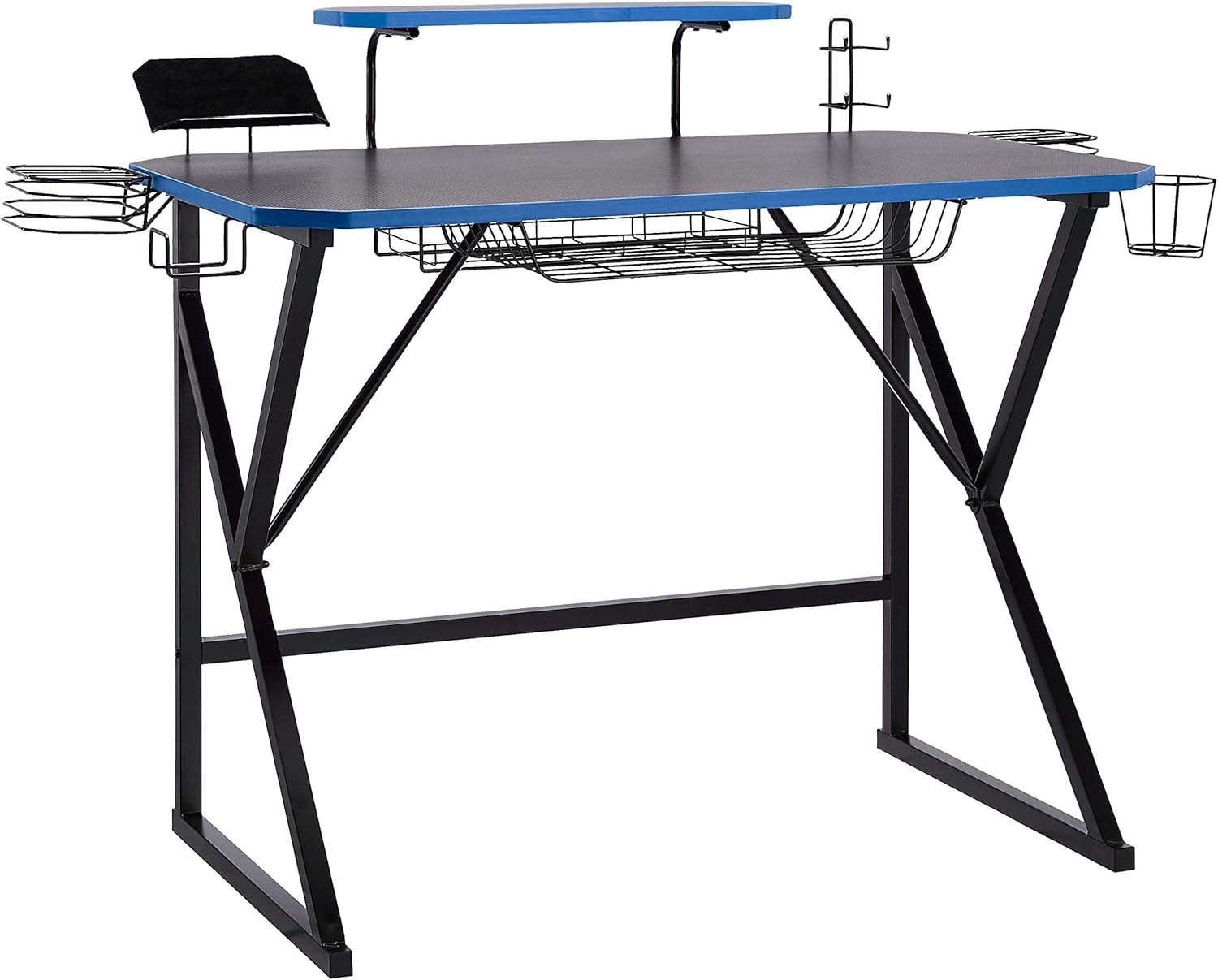 Amazon Basics Gaming Computer Desk with Storage for