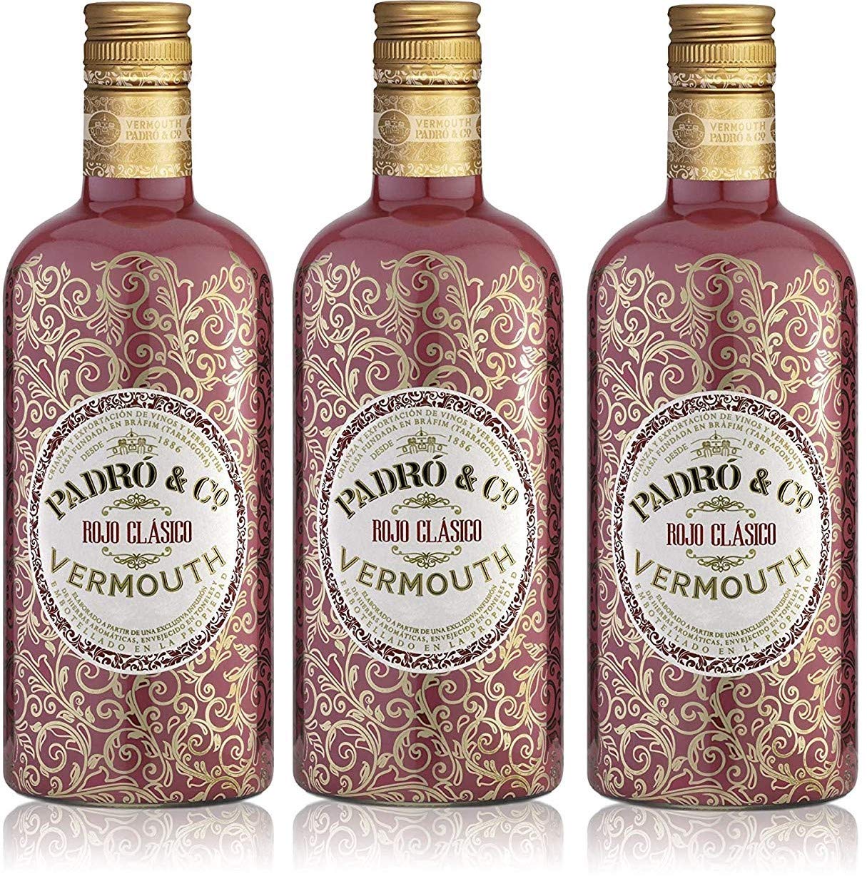 Padro Vermouth "Rojo Clasico" Wermut (3 x 0.75 l)