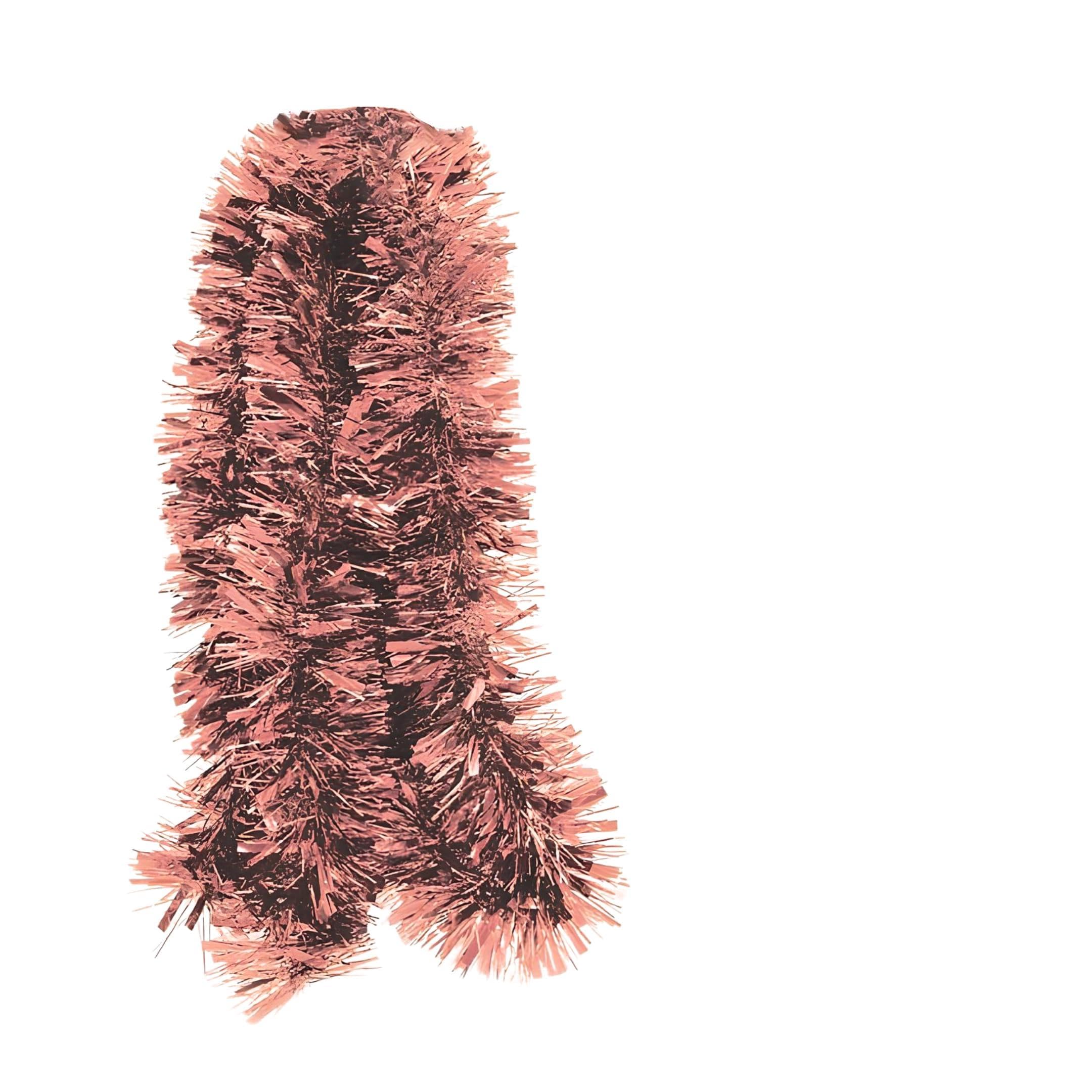 2m Christmas Chunky Copper Tinsel - Garland Decoration Party