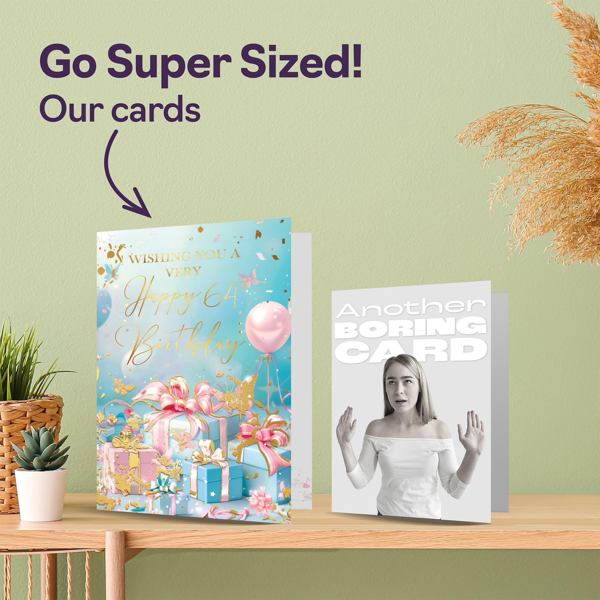 Belles Cartes D'anniversaire Dorées Pour Homme Et Femme – Ballons De Fête Dorés – Jolie Carte D'anniversaire Traditionnelle élégante Pour Femme De 89