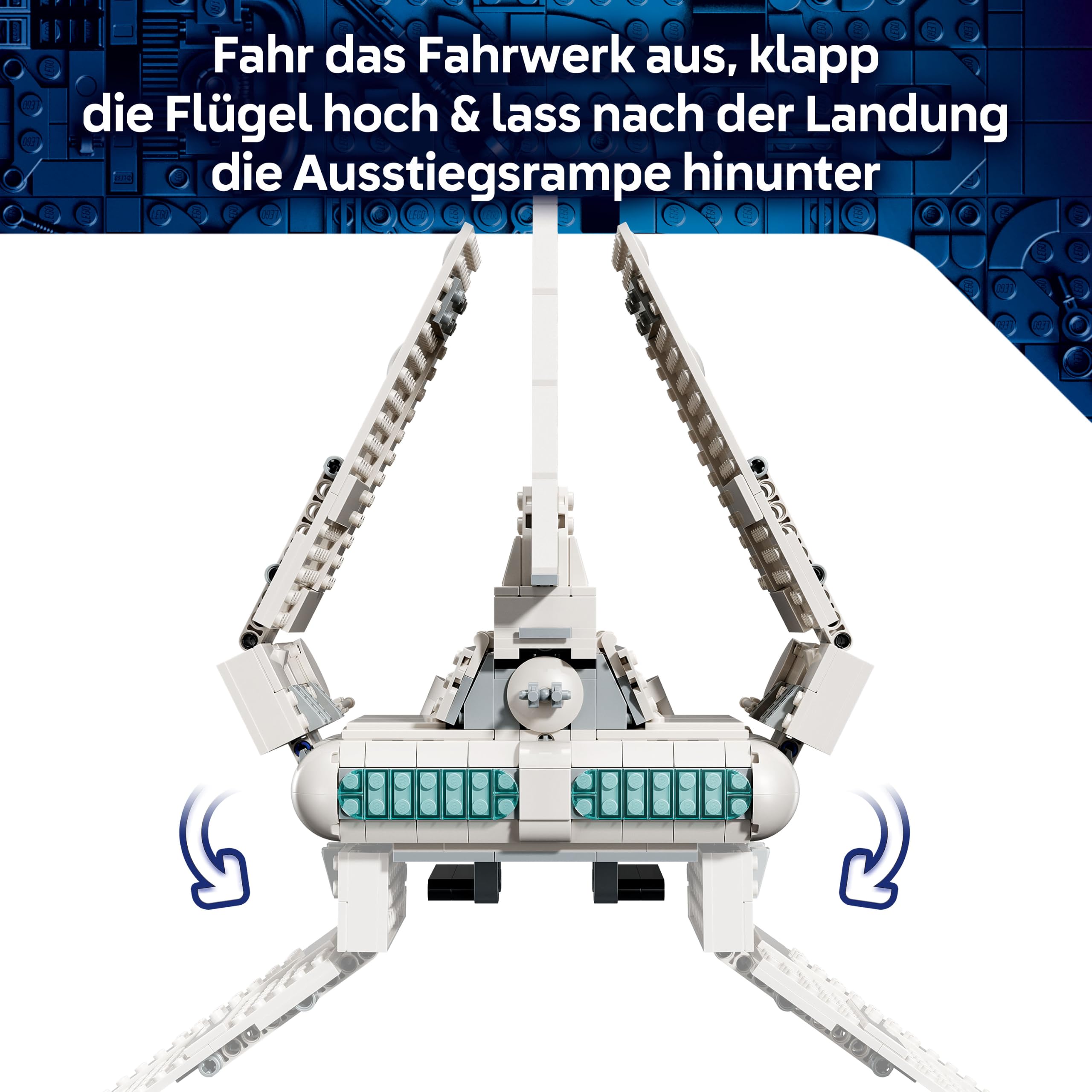 LEGO Star Wars 75459 Imperiales Shuttle der Lambda-Klasse Bauset - 5 sammelbare Minifiguren, Moff Gideon und Dunkelschwert - Geschenk für Teenager Jungs ab 14 Jahren & Erwachsene The Mandalorian Fans