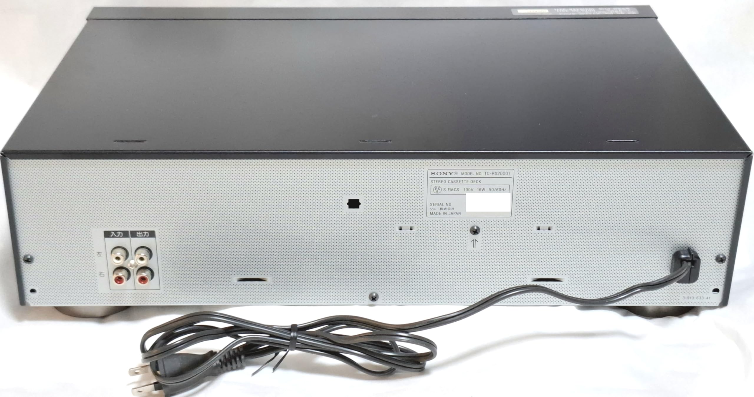 Amazon.co.jp: SONY TC-WE475 ツインリバースカセットデッキ : 家電