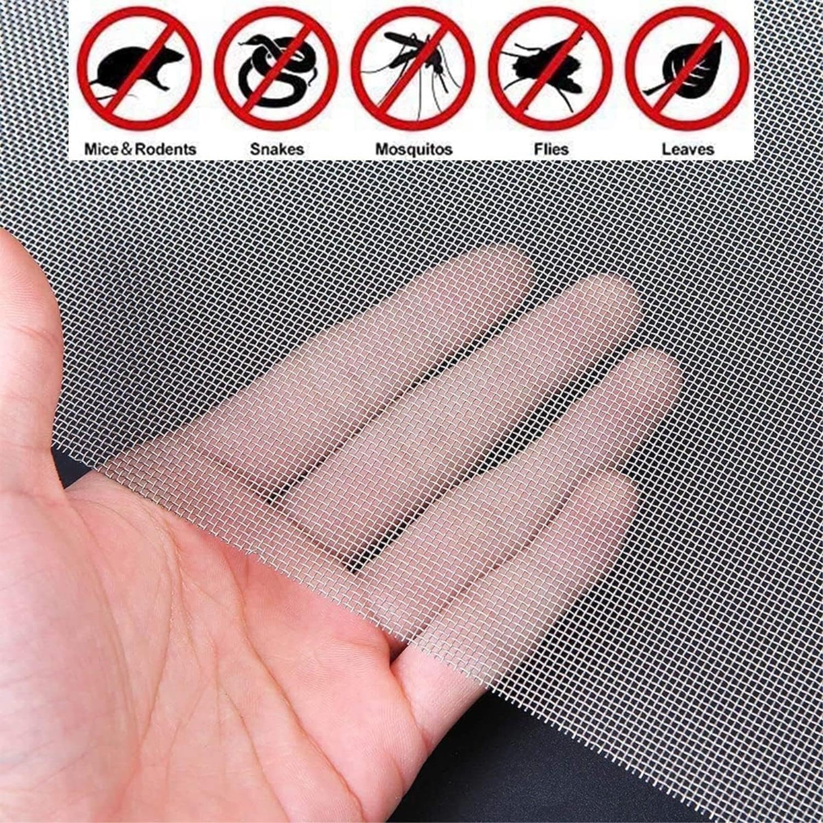 Rete Metallica in Acciaio Inox 304, Filtro a Maglia Fine 30/200 e Griglia Metallica, Pannello per Ventilazione Domestica, Schermo Anti-Polvere a Tessitura di Precisione